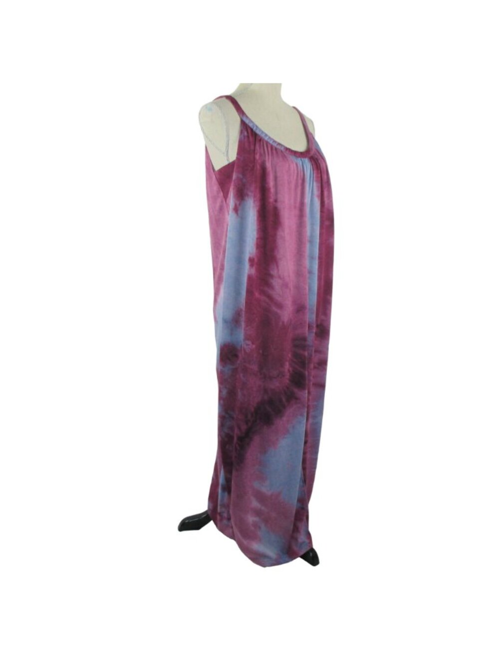 Stitchdrop Women's Tie-Dye Long Relaxed Watercolor Dress Size S Oversized - Picture 3 of 7